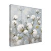 Trademark Fine Art Julia Purinton 'Cotton Field Blue Gray Crop' Canvas Art, 14x14 WAP08846-C1414GG